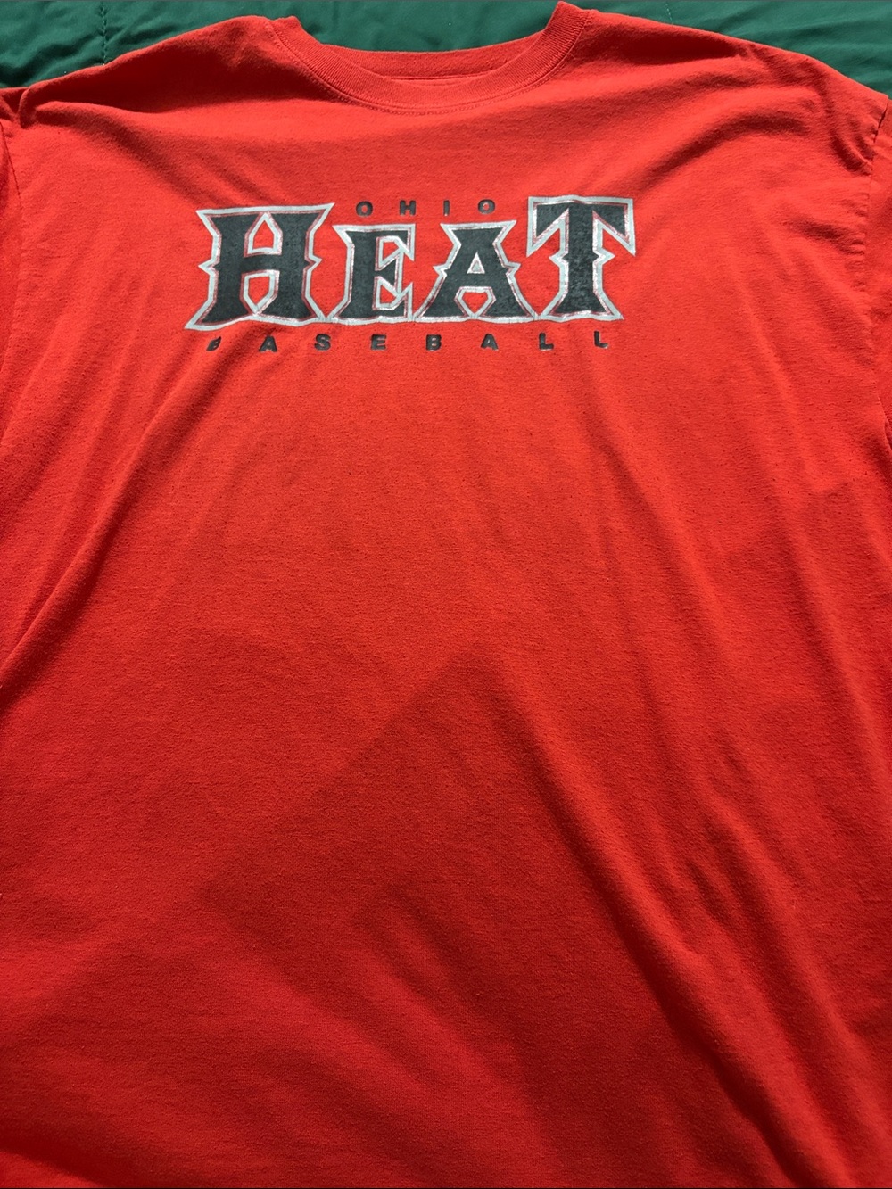 Gildan Red Ohio Heat Baseball Graphic Tee